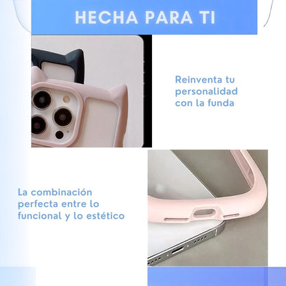 Funda de gato personalizable para iPhone