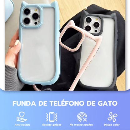 Funda de gato personalizable para iPhone