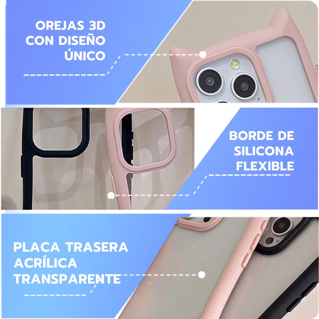 Funda de gato personalizable para iPhone